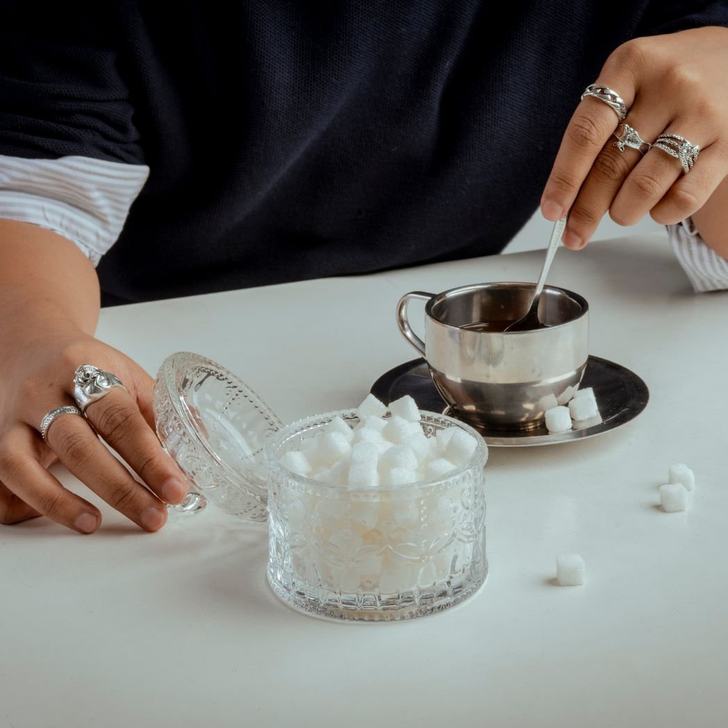 This person show the how much Processed sugar he take