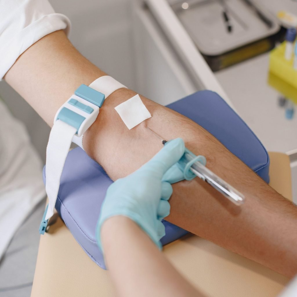 Blood sample collection for functional health testing and wellness assessment